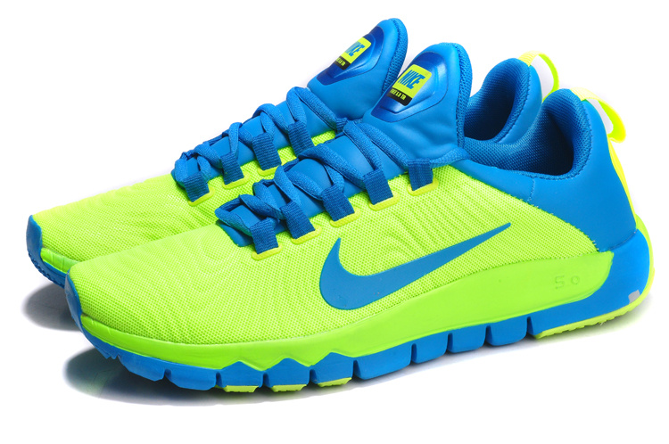 Nike Free 5.0 Green Black Shoes - Click Image to Close