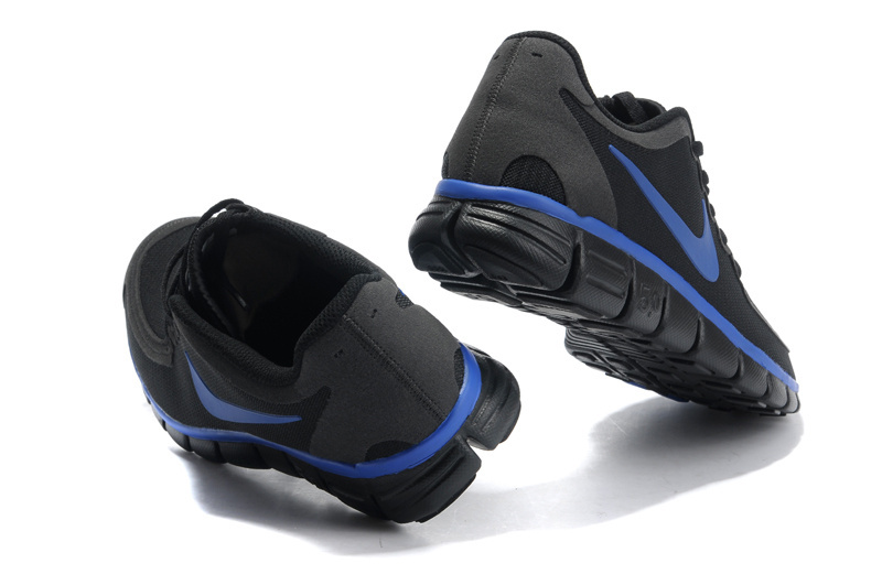 Nike Free 5.0 Running Shoes Grenadine Black Blue - Click Image to Close