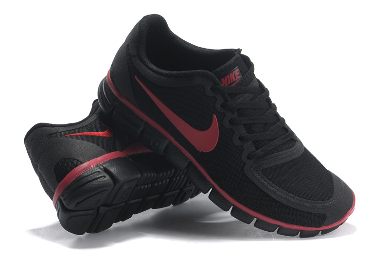 Nike Free 5.0 Running Shoes Grenadine Black Red