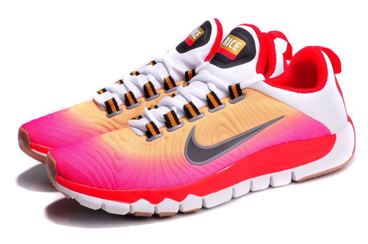 Nike Free 5.0 Red Gold White Shoes