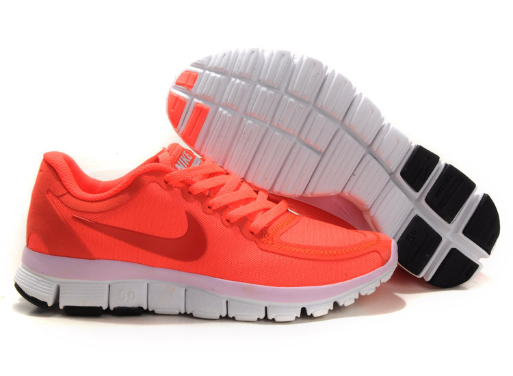 Women Nike Free 5.0 V4 Pink White Shoes