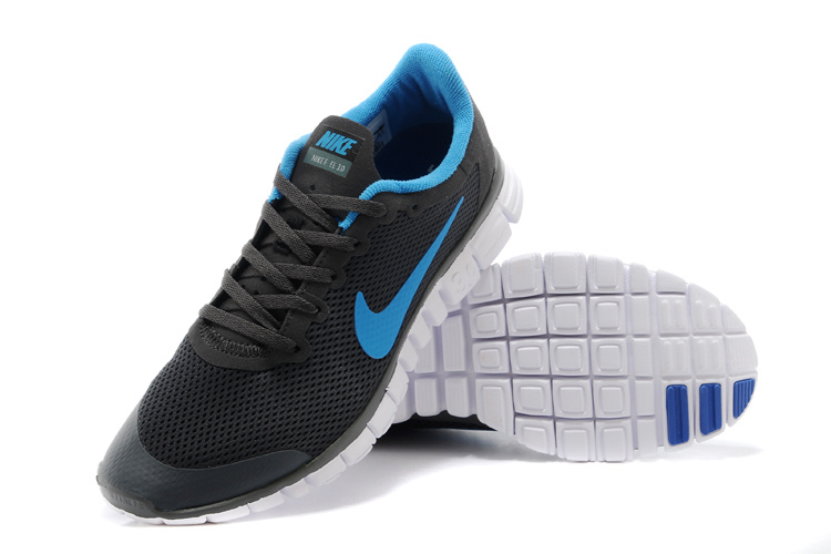 Nike Free Run.3.0 Boutique Black Blue Women's Sport Shoes - Click Image to Close