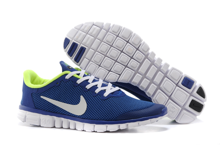 Nike Free Run.3.0 Boutique Blue White Women's Sport Shoes