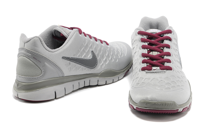 Nike Free TR Fit 2 Shield Grey Red Shoes - Click Image to Close