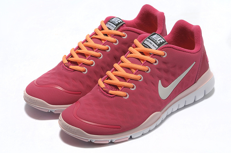 Women Nike Free TR Fit Plum White Running Shoes