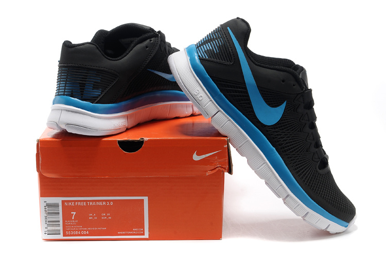 Nike Free 3.0 Trainer Black Blue Shoes