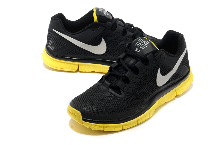 Nike Free 3.0 Trainer Black Yellow Shoes