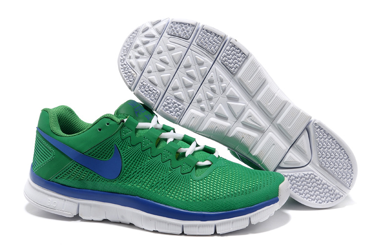 Nike Free 3.0 Trainer Green Blue White Shoes