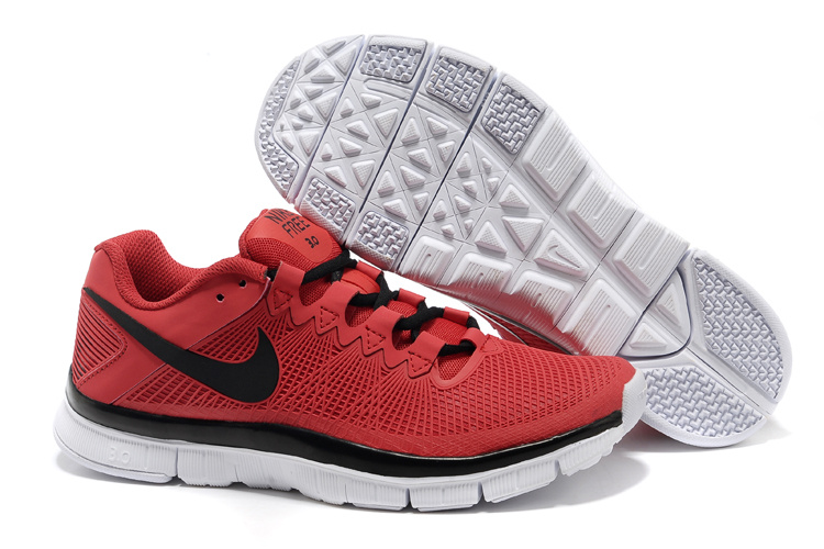 Nike Free 3.0 Trainer Red Black Shoes