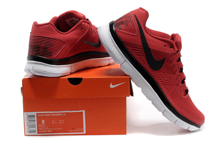 Nike Free 3.0 Trainer Red Black Shoes