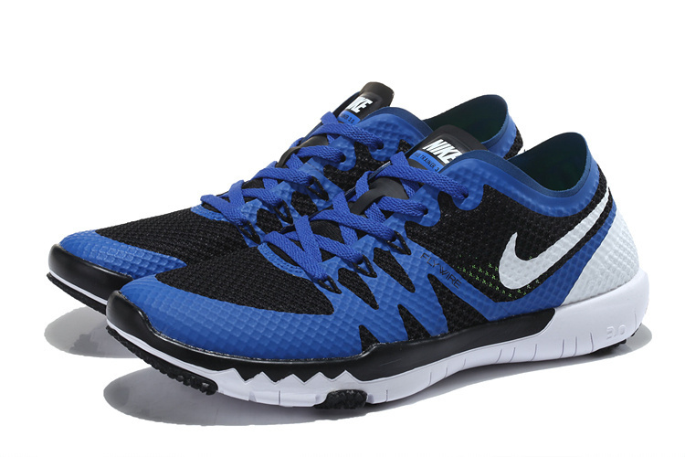 Nike Free Trainer 3.0 V3 Black Blue White Running Shoes - Click Image to Close