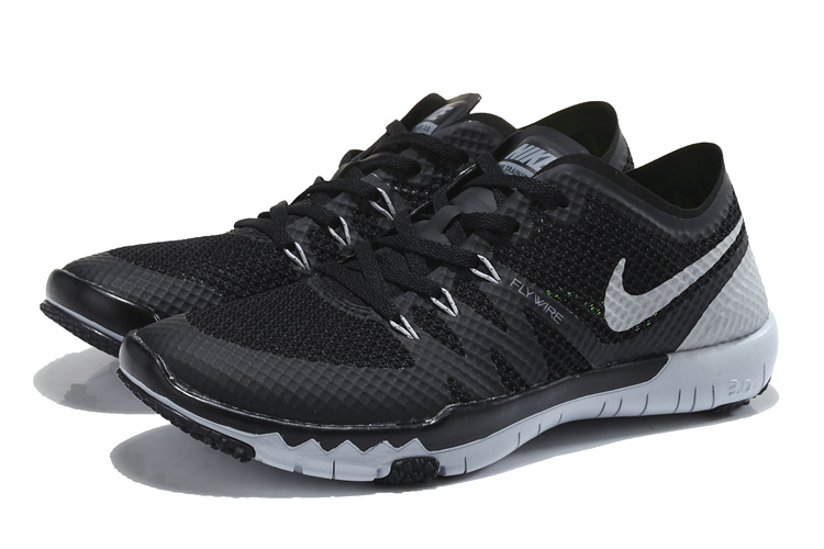Nike Free 3.0 V3 Trainer Black Grey Shoes - Click Image to Close