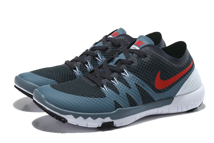 Nike Free Trainer 3.0 V3 Black White Red Running Shoes - Click Image to Close