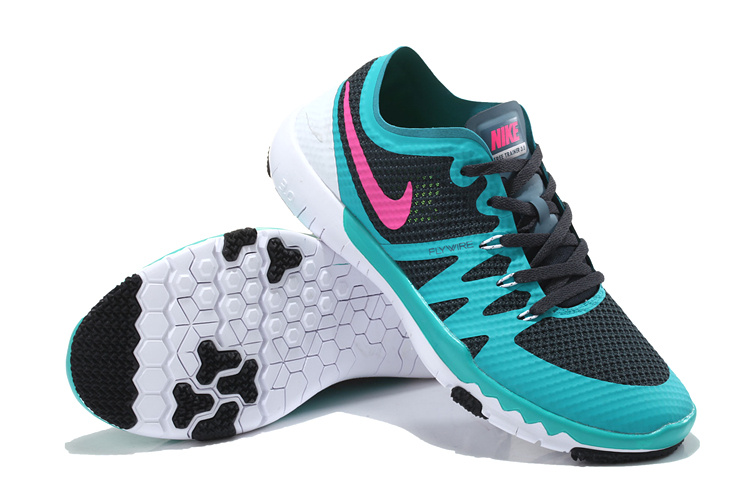 Nike Free 3.0 V3 Trainer Blue Black Pink Shoes For Women