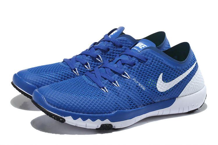 Nike Free 3.0 V3 Trainer Blue White Shoes - Click Image to Close