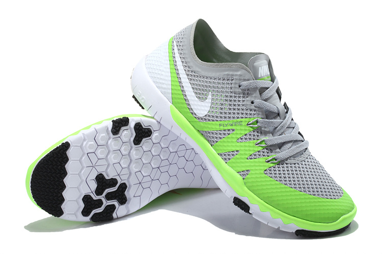 Nike Free 3.0 V3 Trainer Grey Green Shoes - Click Image to Close