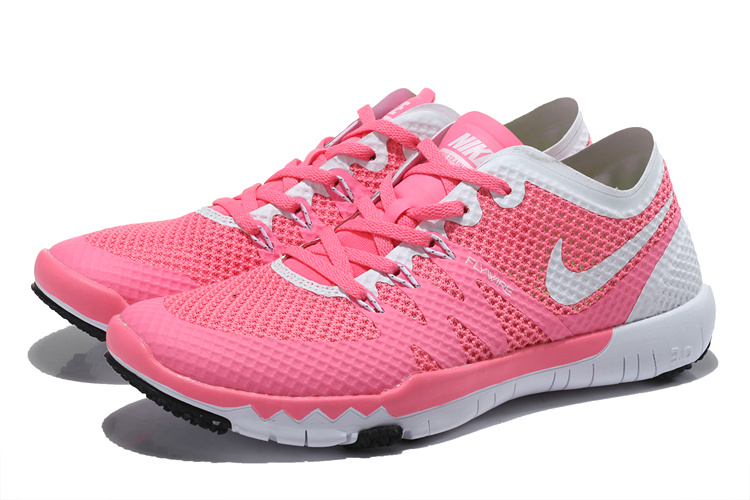 Nike Free 3.0 V3 Trainer Pink White Shoes For Women - Click Image to Close