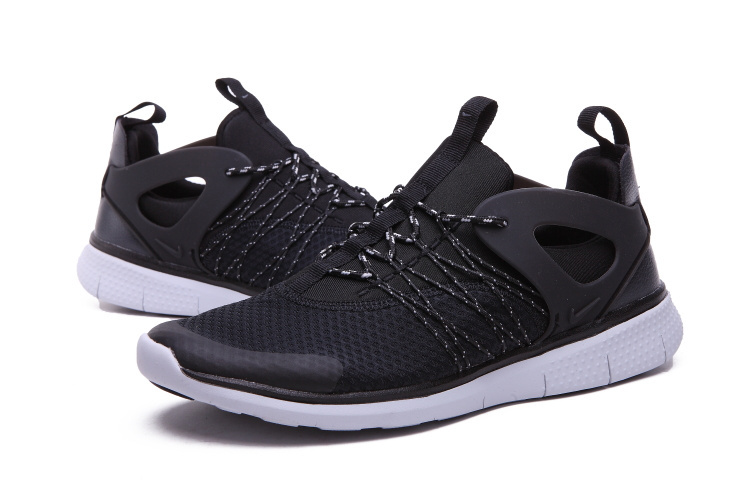 Nike Free Viritous Black White Running Shoes For Lover - Click Image to Close