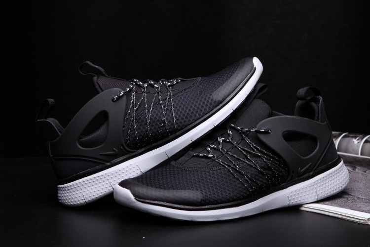 Nike Free Viritous Black White Running Shoes For Lover - Click Image to Close
