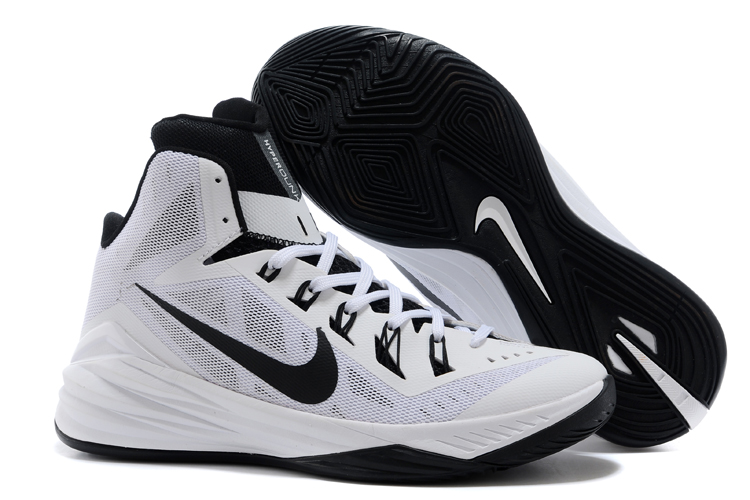 Nike Hyperdunk XDR 2014 White Black Shoes - Click Image to Close