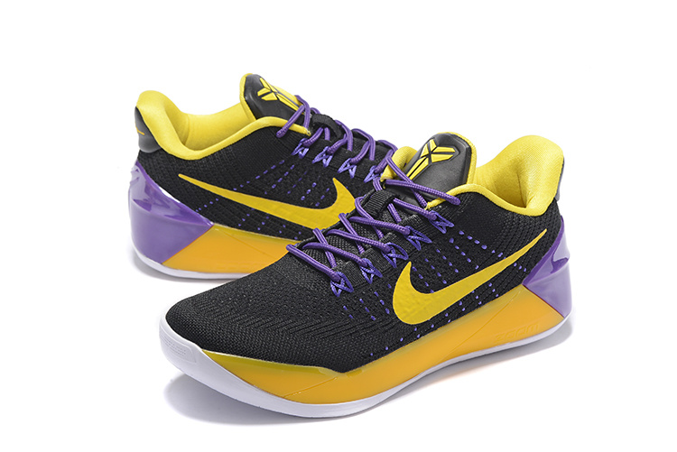 Nike Kobe A.D Black Yellow Purple Basketball Shoes For Women