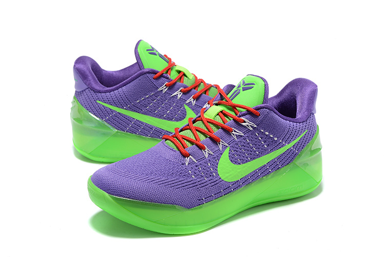 Nike Kobe A.D Purple Green Shoes For Women - Click Image to Close
