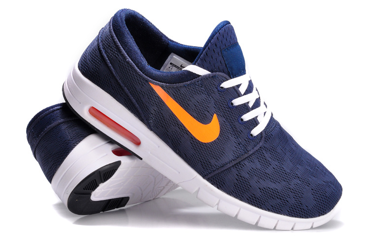 Nike Koston 2 Max Shoes Blue White Orange - Click Image to Close