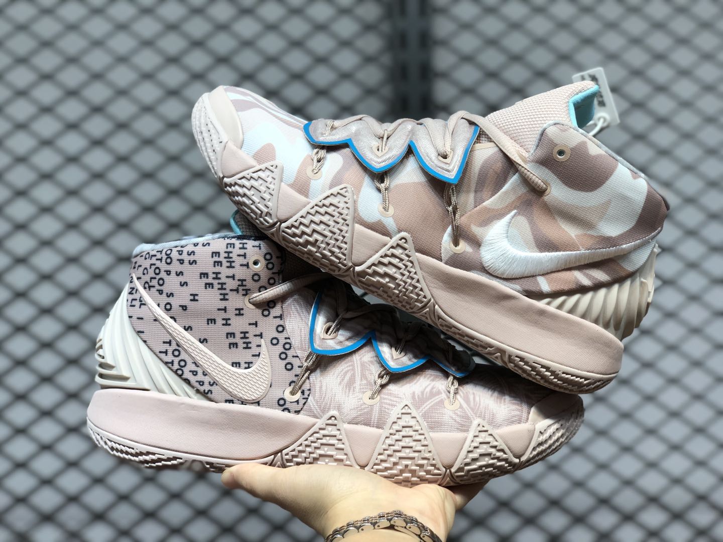 Nike Kyrie S2 Hybrid Desert Camo Basketball Shoes - Click Image to Close