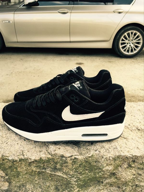 New Nike LAB Air Max 1 Deluxe Black White Running Shoes - Click Image to Close