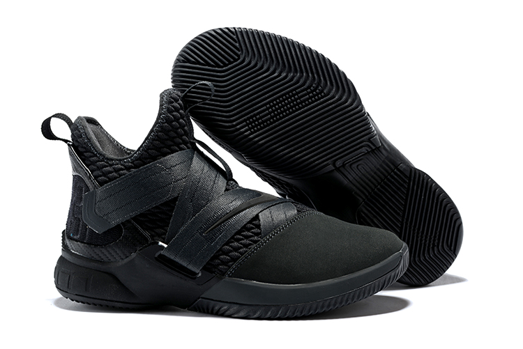 Nike Lebron 12 Carbon Black Shoes
