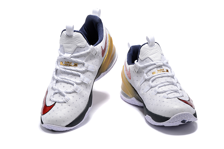 Nike Lebron 13 Olympic Gloden Basketball Shoes