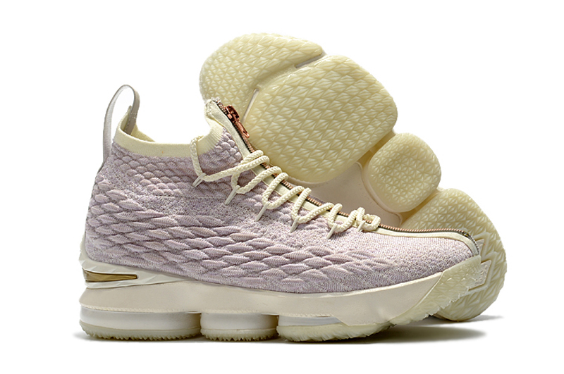 Nike Lebron 15 Rose Gloden Shoes - Click Image to Close