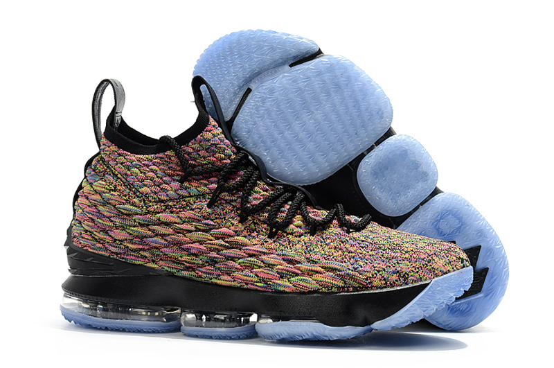 Nike Lebron 15 The Black Seven Colors Shoes - Click Image to Close