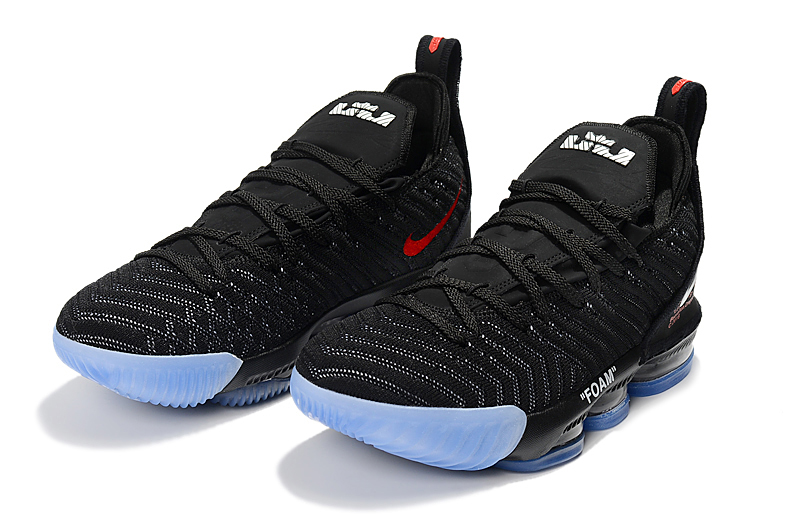 Nike Lebron 16 Black Joint Name Shoes For Kids