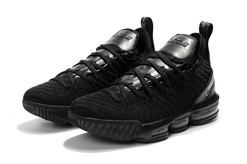 Nike Lebron 16 Full Palm Air Cushion Black Grey Shoes