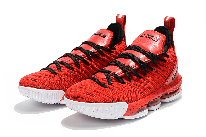 Nike Lebron 16 Full Palm Air Cushion Red Black White Shoes