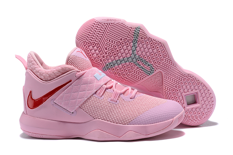 Nike Lebron Ambassadors 10 Light Pink Breast Cancer Shoes - Click Image to Close