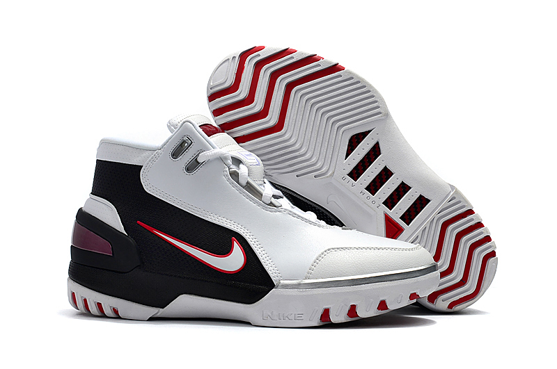 Nike Lebron James 1 Copy Cloning Limited White Black Red Shoes