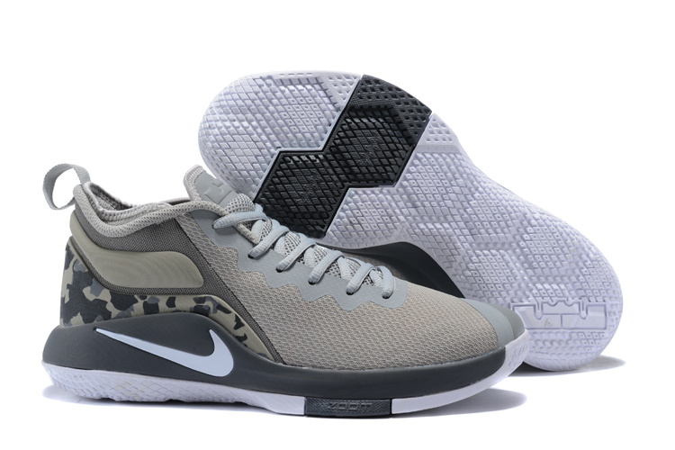 Nike Lebron Wintnes 2 Carbon Grey White Shoes - Click Image to Close