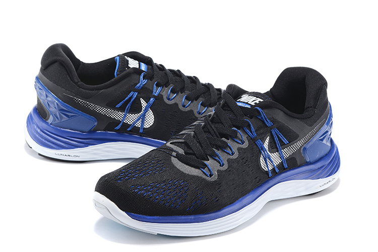 Nike Lunareclipse Black Blue Running Shoes - Click Image to Close