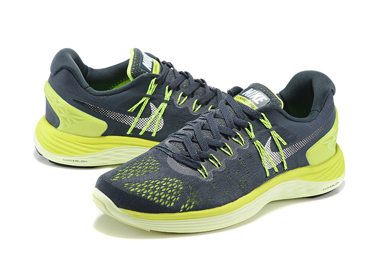 Nike Lunareclipse Black Fluorscent Green Running Shoes