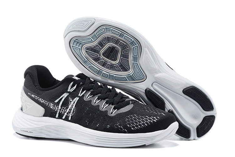 Nike Lunareclipse Black White Running Shoes - Click Image to Close