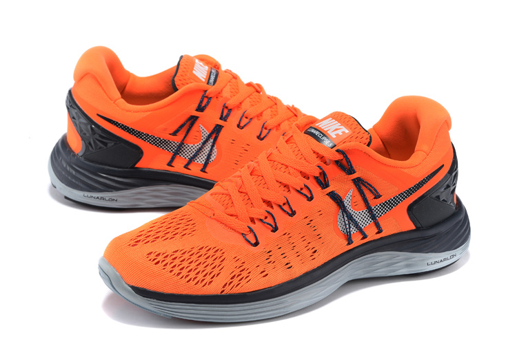 Nike Lunareclipse Orange Black Running Shoes - Click Image to Close