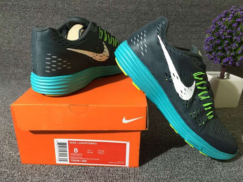 Nike Lunartempo 21 Black Fluorscent Blue Shoes