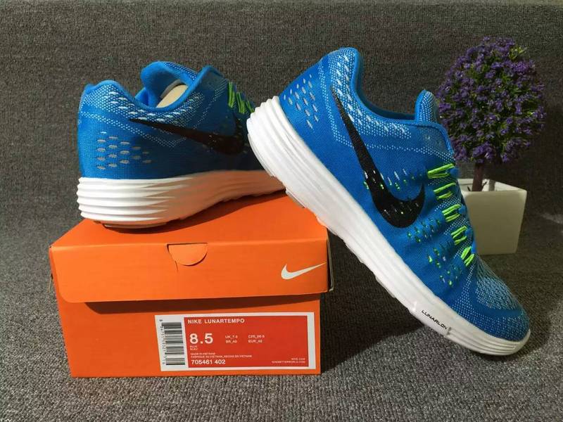 Nike Lunartempo 21 Blue Women Shoes - Click Image to Close