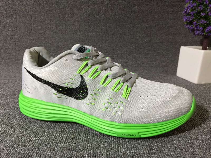 Nike Lunartempo 21 Grey Fluorscent Green Shoes - Click Image to Close