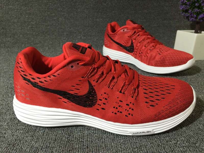 Nike Lunartempo 21 Red Black Women Shoes - Click Image to Close