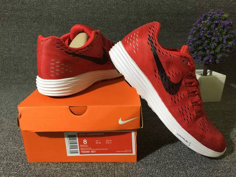 Nike Lunartempo 21 Red Black Women Shoes - Click Image to Close