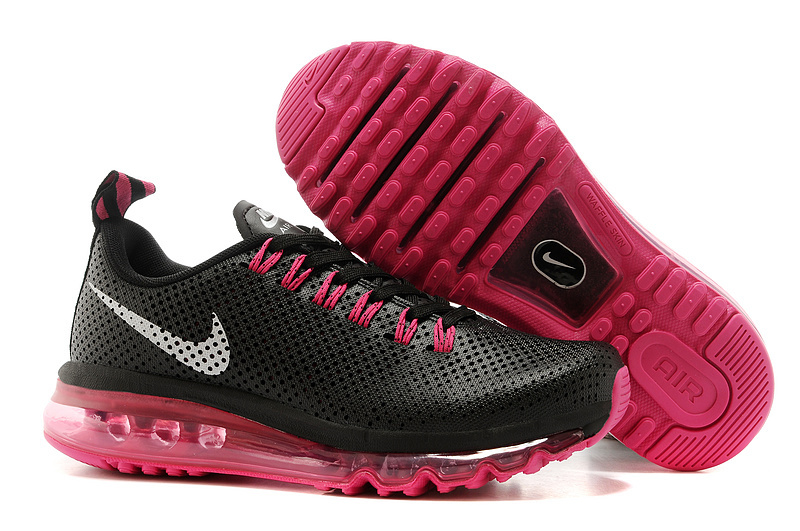 Women Nike Max Motion 2014 Black Red - Click Image to Close