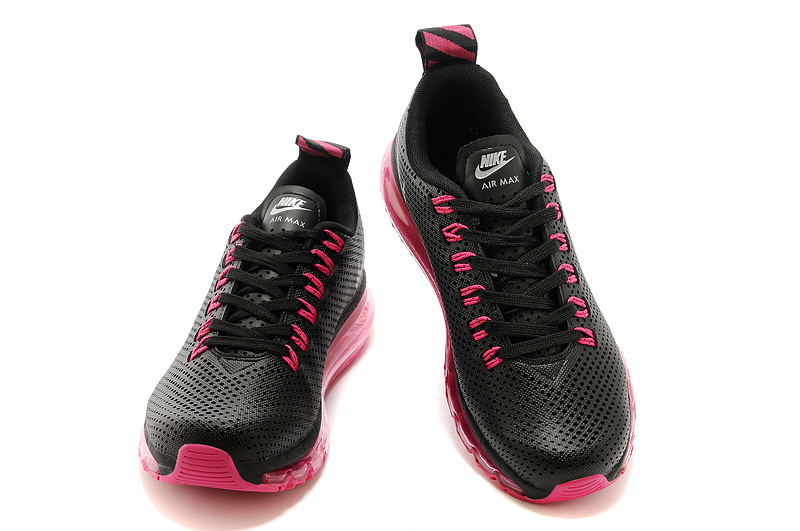 Women Nike Max Motion 2014 Black Red - Click Image to Close